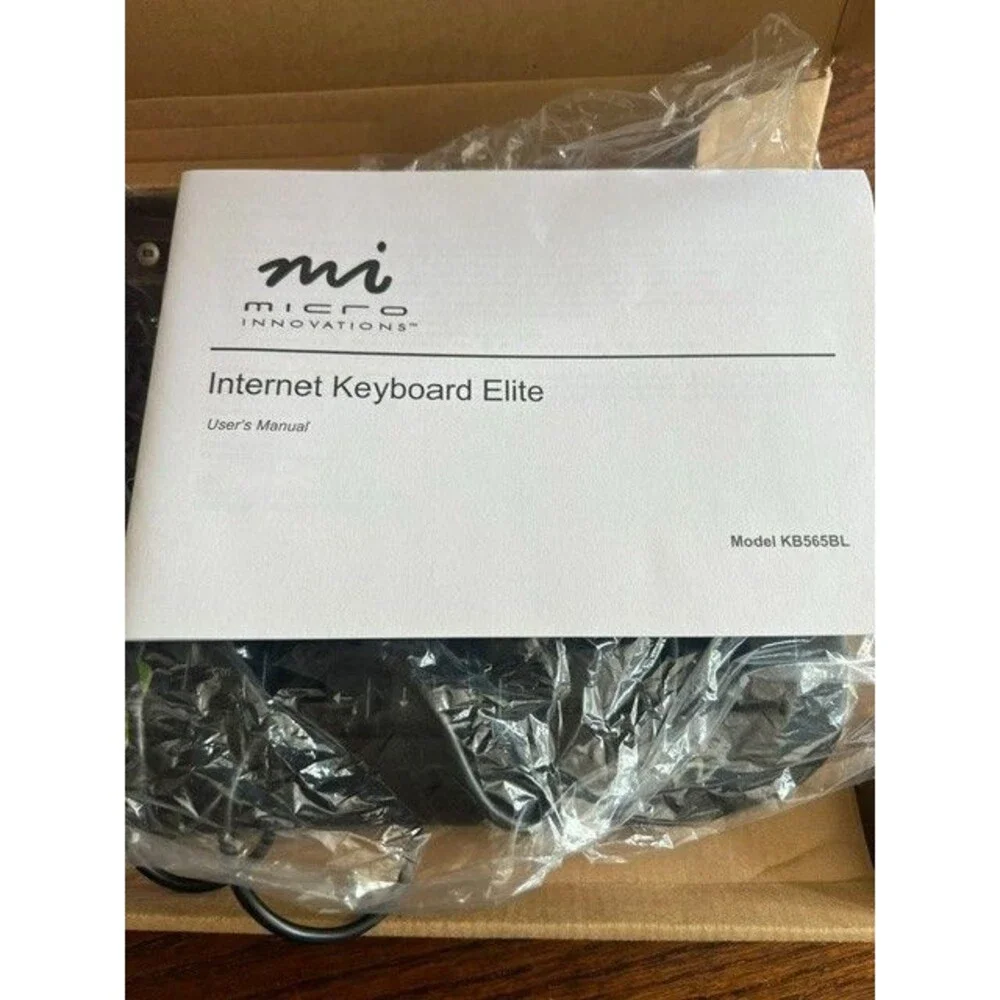 Micro Innovations Internet Elite Keyboard KB565BL Spill Resistant